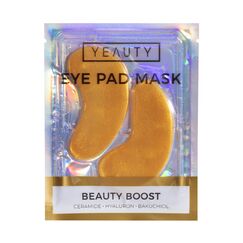YEAUTY BEAUTY BOOST EYE PAD MASK, die superweichen Augenpads mit dem luxuriösen Anti-Aging Serum aus Ceramide, Hyaluron und Bakuchiol reduziert Augenringe und glättet die Augenpartie - 1 Pack