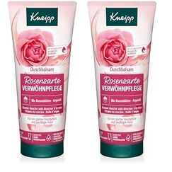 Kneipp Duschbalsam Rosenzarte Verwöhnpflege - Duschgel mit hochwertigem Extrakt aus Bio Rosenblüten & einem pflegenden Öl-Komplex schenkt ein glattes Hautgefühl und pflegt die Haut - 200ml