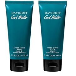 DAVIDOFF Cool Water Man After Shave Balm, aromatisch-frischer Herrenduft, pflegt und kühlt nach der Rasur, 100ml, acquatic (Packung mit 2)