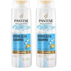 Pantene Pro-V Hydra Glow Feuchtigkeitsspendendes Shampoo mit Biotin 250ml. Pro-V Miracles Shampoo für Trockenes, Geschädigtes Haar, mit Hyaluronsäure, spendet Feuchtigkeit, mit Vitamin B5