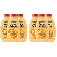 Garnier Wahre Schätze Reparierendes Shampoo Honig Schätze, kräftigt und nährt strapaziertes und brüchiges Haar, 3 x 250 ml (Packung mit 2)
