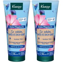 Kneipp Aroma-Pflegedusche So schön, dass es Dich gibt, Duschgel mit natürlichen Extrakten aus Kornblume, Malve und natürlich pflegendem Öl, zartes und geschmeidiges Hautgefühl, 200ml (Packung mit 2)