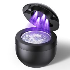 Ultraschallreinigungsgerät, Opilea 45kHz Halterungsreiniger Maschine, 4 Modes Ultrasonic Cleaner for Zahnersatz, Retainer, Aligner, Prothesen, Zahnbürstenkopf, Schmuck