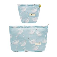 ONEGenug Kosmetiktasche Klein 2 Pcs Make up Tasche Damen Mädchen Schminktasche Organizer für Reise Geschenk