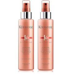 Kérastase | Hitzeschutz für widerspenstiges und strapaziertes Haar, Für Glanz und mit Anti-Frizz Effekt, Fluidissime Spray, Discipline, 150 ml (Packung mit 2)
