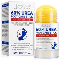 Urea Creme 60% für Füße, Intensive Pflege bei rissigen Fersen & trockener Haut – Reparaturcreme mit 2% Salicylsäure