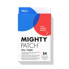 Hero Cosmetics Mighty Patch Day + Night, Hydrocolloid-Aknepflaster, ziehen Unreinheiten in 6 Stunden aus Pickeln, Tag- & Nachtbehandlung, 24 Pickel-Patches: 12 für den Tag & 12 für die Nacht.