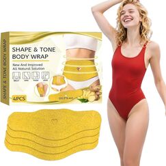 Slim Patch zum Abnehmen – Abnehmpflaster für schnelle Fettverbrennung am Bauch – TCM-Kräuter Formel, Anti-Cellulite, Stoffwechsel-Booster, Natürlich & ohne Chemie, 4 Stück