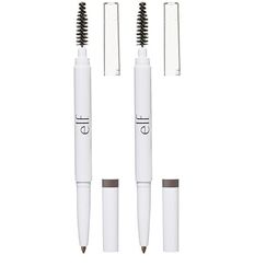 e.l.f. Instant Lift Brow Pencil, Doppelendiger Präzisions-Augenbrauenstift Zum Definieren Und Formen Der Augenbrauen, Vegan & Tierversuchsfrei, Neutral Brown, 0,18 g (Packung mit 2)