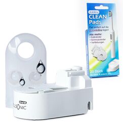 DABBLU Clean Pads, für Oral-B Pulsonic Slim Ladestation, für elektrische Zahnbürste, Einfach anwendbar & hygienisch, 100% Polyester, Passgenau & Ladefunktionssicher, 20er Pack