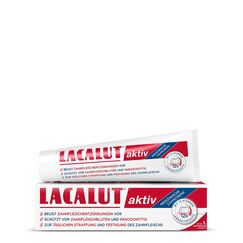 LACALUT AKTIV ZAHNCREME, 100ml Zahnpasta, sofort spürbare Straffung und Festigung des Zahnfleischs, effektive Zahnpflege & Zahnfleischpflege,1 x 100ml