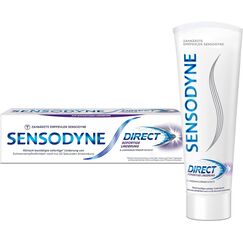 Sensodyne Direct Zahnpasta sofortige* Linderung von Schmerzempfindlichkeit nach nur 60 Sekunden Anwendung, 75 ml Zahncreme