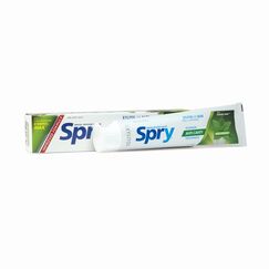 Spry Xylitol Zahnpasta 141g – Zahnpasta mit Fluorid für Erwachsene und Kinder, Whitening Zahnpasta mit Xylitol, Natürliche Atemauffrischung und Mundbefeuchtung, Spearmint (1er-Pack)