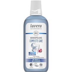 lavera Mundspülung Complete Care - Alkoholfrei -Fluoridfrei - Bio-Minze und Bio-Echinacea für 5-fach-Wirkung - Vegan - Naturkosmetik - 400 ml