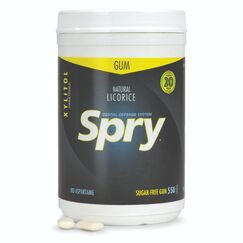 Spry Fresh Natürliches Xylit Kaugummi – Zahnpflege-Kaugummi ohne Aspartam, Zuckerfrei, Glutenfrei, Non-GMO (Licorice, 550 Count - Pack of 1)
