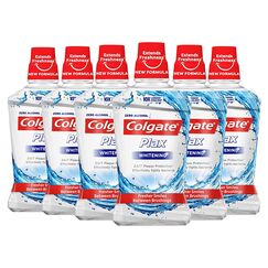 Colgate Plax Whitening Mundreinigung, 6 x 500 ml, Mehrfachpackung