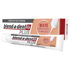 Blend-a-dent Plus Premium-Haftcreme Krümelschutz, 12er Pack (12 x 40 g)