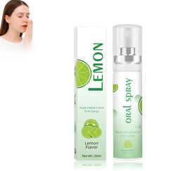 Mundspray 20ML, Atemerfrischer, Mundspray mit Fruchtgeschmack, Auffrischungspflegespray, Tragbares Spray, Gegen Mundgeruch Und Karies Mundtrockenheit, Mundgeruchspflege,Nachhaltig Frischen Atem-Kalk