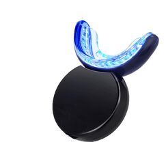 Zahnaufhellung Set mit 32 LED Licht, Teeth whitening kit, M5 Gegen Gelbe Zähne, Rauchflecken, sicher für den Zahnschmelz, Schonend Zahnaufhellung zu Hause, 15 Minuten Zahnbleaching