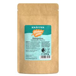 Birkengold Zahnpulver Kräuter Nachfüllbeutel 100 G | Schützt Den Zahnschmelz | 100% Natürliche Zutaten | Keine Schaumbildner Und Konservierungsstoffe | Naturkosmetik | Vegan