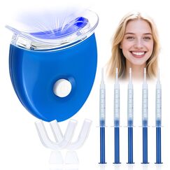 Teeth Whitening Kit ，Sanftes Bleaching Gel für weiße Zähne(Himmelblau)
