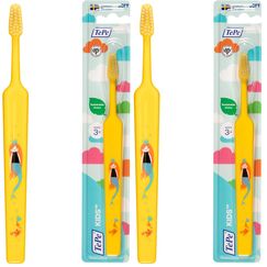 TEPE Kids Select Compact Soft Die schonende Zahnbürste für Kinder, Aleatoire (Packung mit 2)