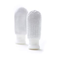 GRÜNSPECHT Mundpflege-Fingerling "Silber-Fee", Zahnpflege Baby, zur Zahnfleischmassage & Zahnreinigung, bleibt durch Silberausrüstung antibakteriell, 1 Paar (170-V1)