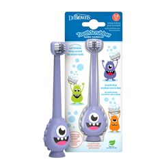Dr. Brown's ToothScrubber Kleinkind-Monster, Violett