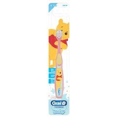 Oral-B Baby-Zahnbürste mit Disney's Pooh, weiche Borsten, 0–3 Jahre, 1 Stück