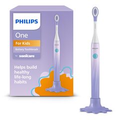 Philips HY1130/01 One for Kids by Sonicare Akku-Zahnbürste, violett
