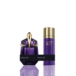 MUGLER Alien Eau de Parfum, Damen-Parfum, Amberartig, holzig und blumig, Außergewöhnlicher Duft, Nachfüllbar, 30 ml + MUGLER Alien Parfümierendes Deo-Spray, 100 ml
