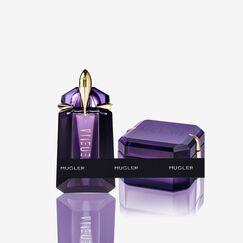 MUGLER Alien Eau de Parfum, Damen-Parfum, Amberartig, holzig und blumig, Nachfüllbar, 60 ml + MUGLER Alien Parfümierende Körpercreme, 200 ml