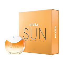NIVEA SUN Eau de Toilette, Unisex-Parfum mit dem Original Sonnencreme Duft, sommerlich, erfrischend und im ikonischen Parfüm-Flakon (30 ml)