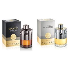Azzaro Wanted By Night, Parfüm für Herren, Eau de Parfum, Orientalisch und holziger Duft, 100 ml & Wanted, Parfüm für Herren, Eau de Toilette, Holziger und würziger Duft, 100 ml