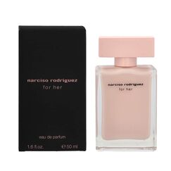 Narciso Rodriguez for her, femme/woman, Eau de Parfüm mit Zerstäuber, 50 ml (1er Pack), Glass, Pink