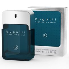 bugatti signature petrol Parfüm Herren 100ml I frisches Eau de Toilette mit zitrischem, aquatischem Duft I Parfüm zu jedem Anlass und Gelegenheit I Parfum Herren I frisch, würzig, mystisch