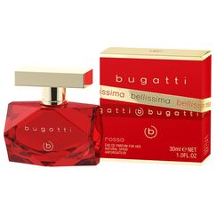 bugatti bellissima rossa Parfüm Damen 30ml I Eau de Parfum Damen mit edlem Flakon I verführerische Kombination aus Mango, Vanille, Sandelholz & Kaschmirholz I sanft-eleganter Damenduft