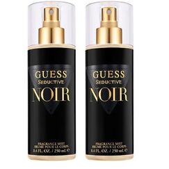 GUESS Seductive Noir, Body Spray für Damen, Florale Duft, Bergamot, Irisblütenblätter, Jasmin, Vanille, Sinnlicher Duft, 250 ml (Packung mit 2)