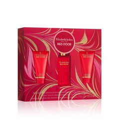 Elizabeth Arden Geschenkset Red Door: Red Door 30ml Duft, Körpercreme 50ml, Duschgel 50ml, Geschenkbox für Damen