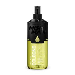 NISHMAN Aftershave Cologne 04 – Lemon+ 400ml – Erfrischendes Spray für Männer – Duft von Traditioneller Zitrone, Eukalyptus, Rose, Moschus – Herren Kölnisch Wasser