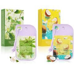 2 Stück Parfüm Bodyspray Damen,Parfum Damen Set Kokos Parfum Jasmin Parfüm,Blumig Fruchtiges Body Mist,Long Lasting Fragrance Spray,Hair and Body Fragrance Mist,Parfumdamen,Parfümspray,Gift for Women