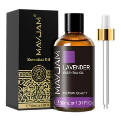 MAYJAM Lavendel Ätherisches Öl 30ML, Lavendelöl für Diffusor, Luftbefeuchter, DIY, Home，Wardrobes