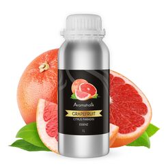 Premium reines natürliches Grapefruitöl – 100 % pures ätherisches Öl, BIO, organisch – zur Herstellung ätherischer Öle, Kerzen, Seifen, DIY – Grapefruit Essence 1L, Aromaholik