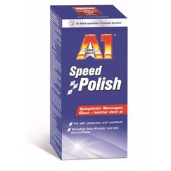 Dr. Wack – A1 Speed Polish 250 ml inkl. Spezial-Schwamm I Premium Auto-Politur mit Carnauba-Wachs I Langanhaltender Schutz & Glanz I Für alle Lacke geeignet I Hochwertige Autopflege – Made in Germany