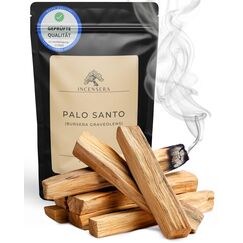 Incensera Palo Santo Räucherholz - 8 Duftholz Sticks 10 cm für Ausräuchern Wohnung, Natürliches Heiliges Holz aus nachhaltiger Ernte, Aromatherapie