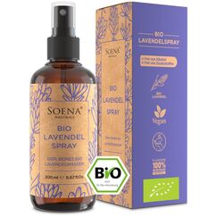 LAVENDELSPRAY für Kopfkissen BIO - 200ml [BIO-ZERTIFIZIERT] 100% NATURREIN Aus Echtem Lavendel | 100% Natürlich - Ohne Zusatzstoffen & Frei von Alkohol - Bio Lavendelwasser