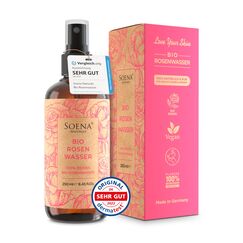 100% BIO ROSENWASSER | Natürliches Gesichtswasser - Beruhigt & Verfeinert Poren | Gesichtsreinigung ohne Alkohol | Für Gesicht Körper & Haare | 100% REIN - Damascena Rosen - Made in Germany