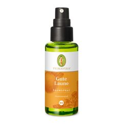PRIMAVERA Raumspray Gute Laune bio 50 ml - Orange, Limette, und Zitrone - Aromadiffuser, Aromatherapie - motivierend - vegan