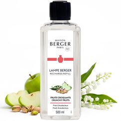 Maison Berger – Nachfüllung Köstliche Früchte 500 ml für Lampe Berger – 2-in-1 geruchsneutralisierendes Raumduft-Öl – Birne, Pistazie