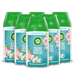 Air Wick Freshmatic Max Raumspray – Nachfüller für den Air Wick Freshmatic Max – Duft: Fresh Spring Breeze – 6 x 250 ml Nachfüller